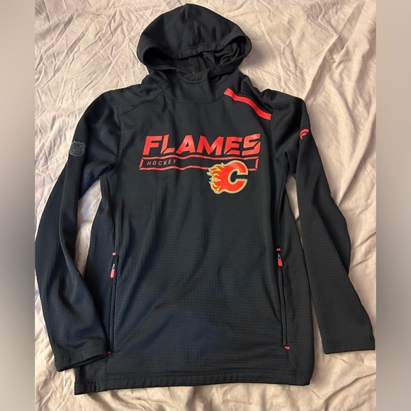 Calgary Flames Hockey Black Hoodie size small - Picture 4 of 5